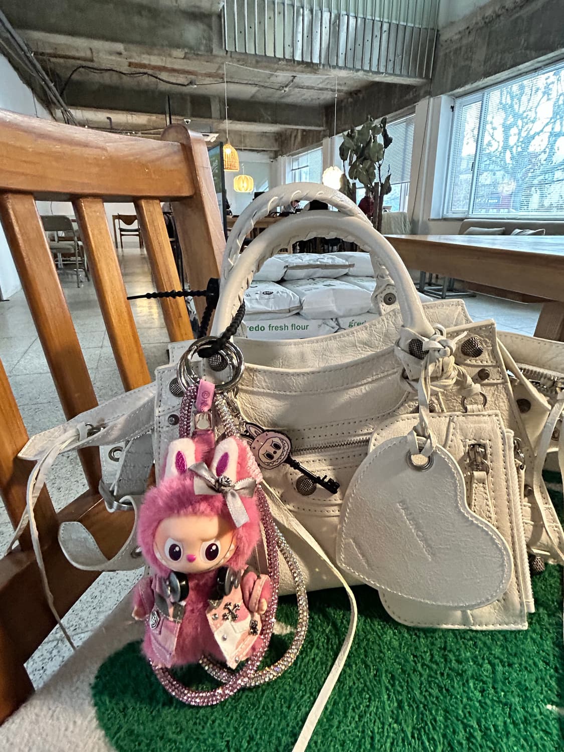 🙊미니라부부 내 마음속 비밀번호”Q”커스텀키링 상품이미지4