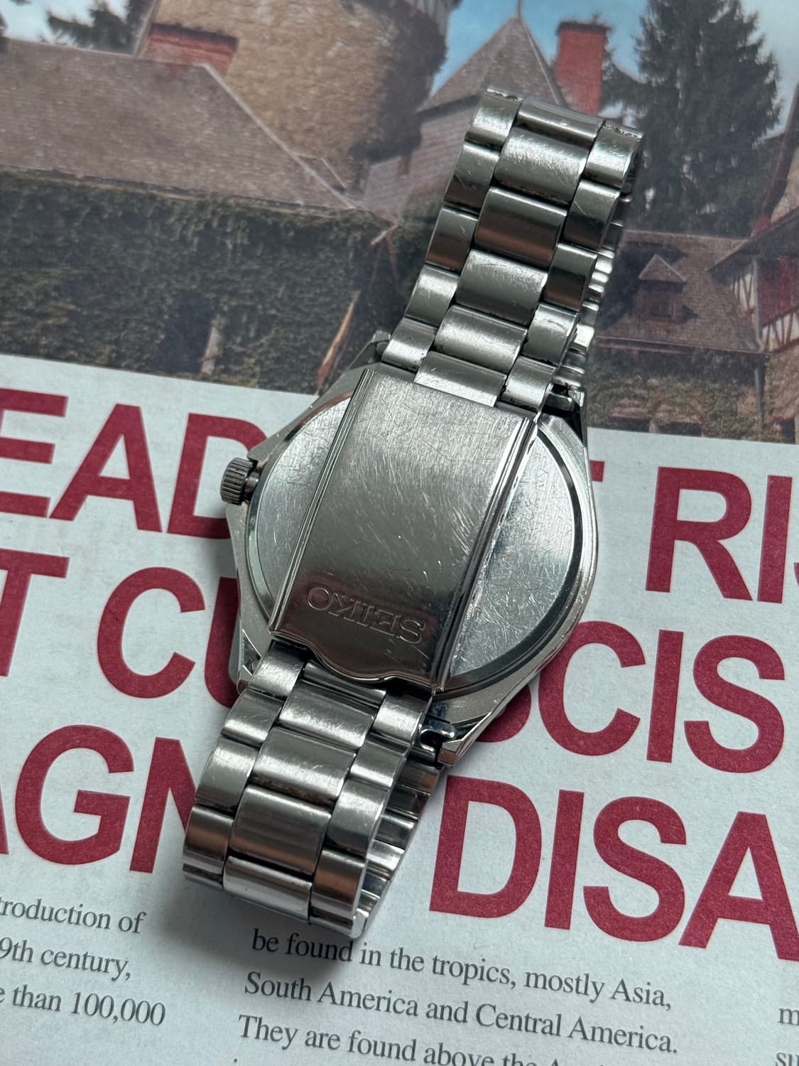 Seiko 세이코 쿼츠 SPRIT 스노우 플레이크 Day-Date 199 상품이미지6