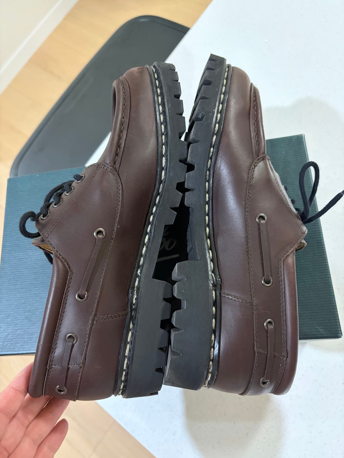 (7.5/265)파라부트 Chimey 치메이 보트슈즈 상품이미지2