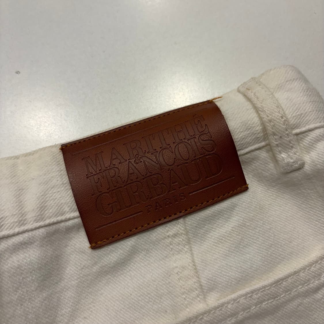 [25] 마리떼 프랑소와저버 아이보리 화이트 와이드 팬츠 C769 상품이미지5