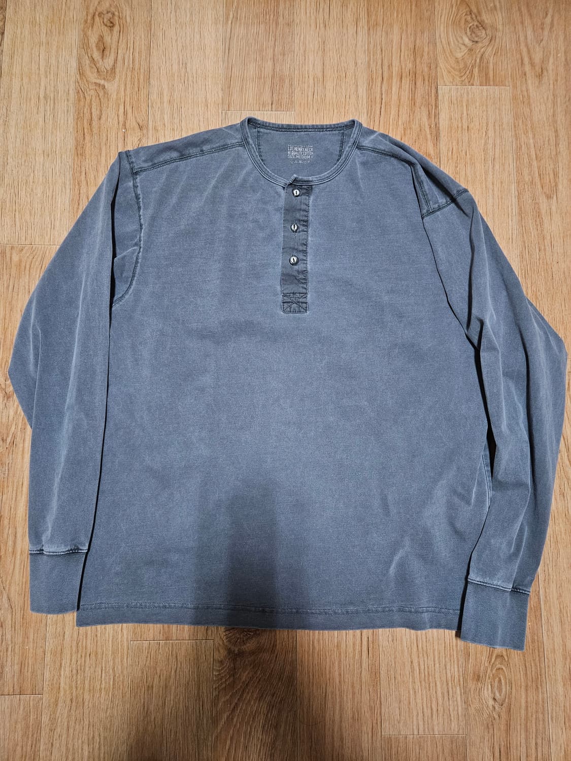 비헤비어  헨리넥 긴팔 티셔츠  상품이미지2