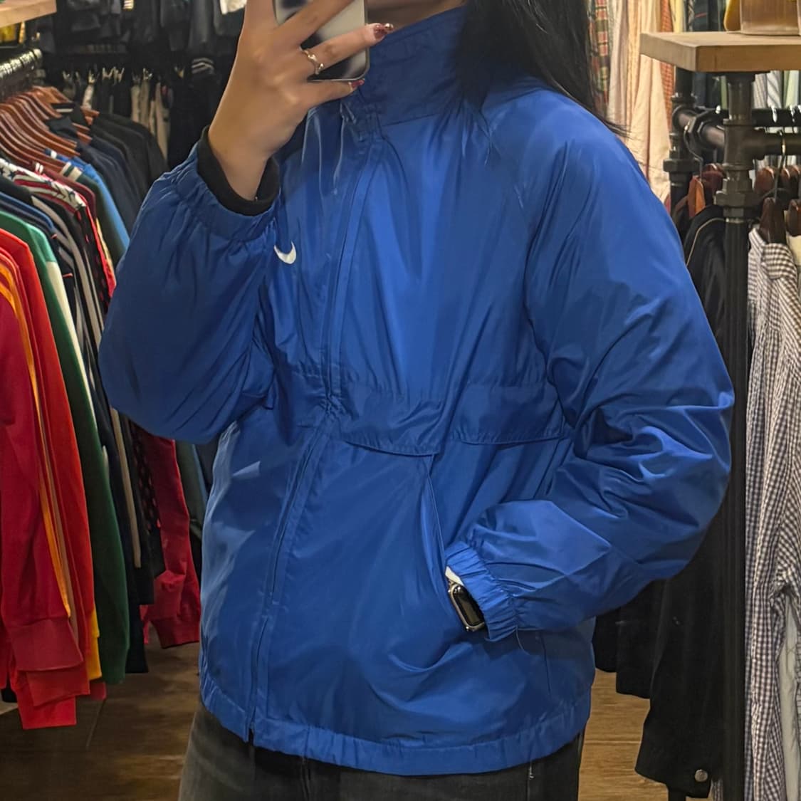 [HI] Nike 바람막이 블루 상품이미지3