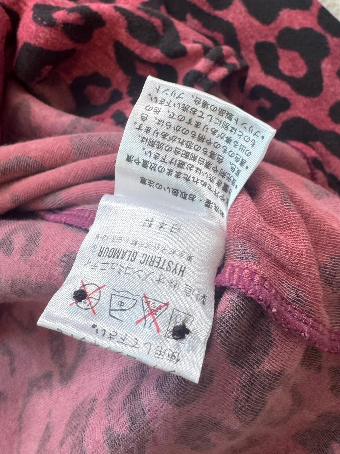 히스테릭글래머 레오파드 셔츠 상품이미지5
