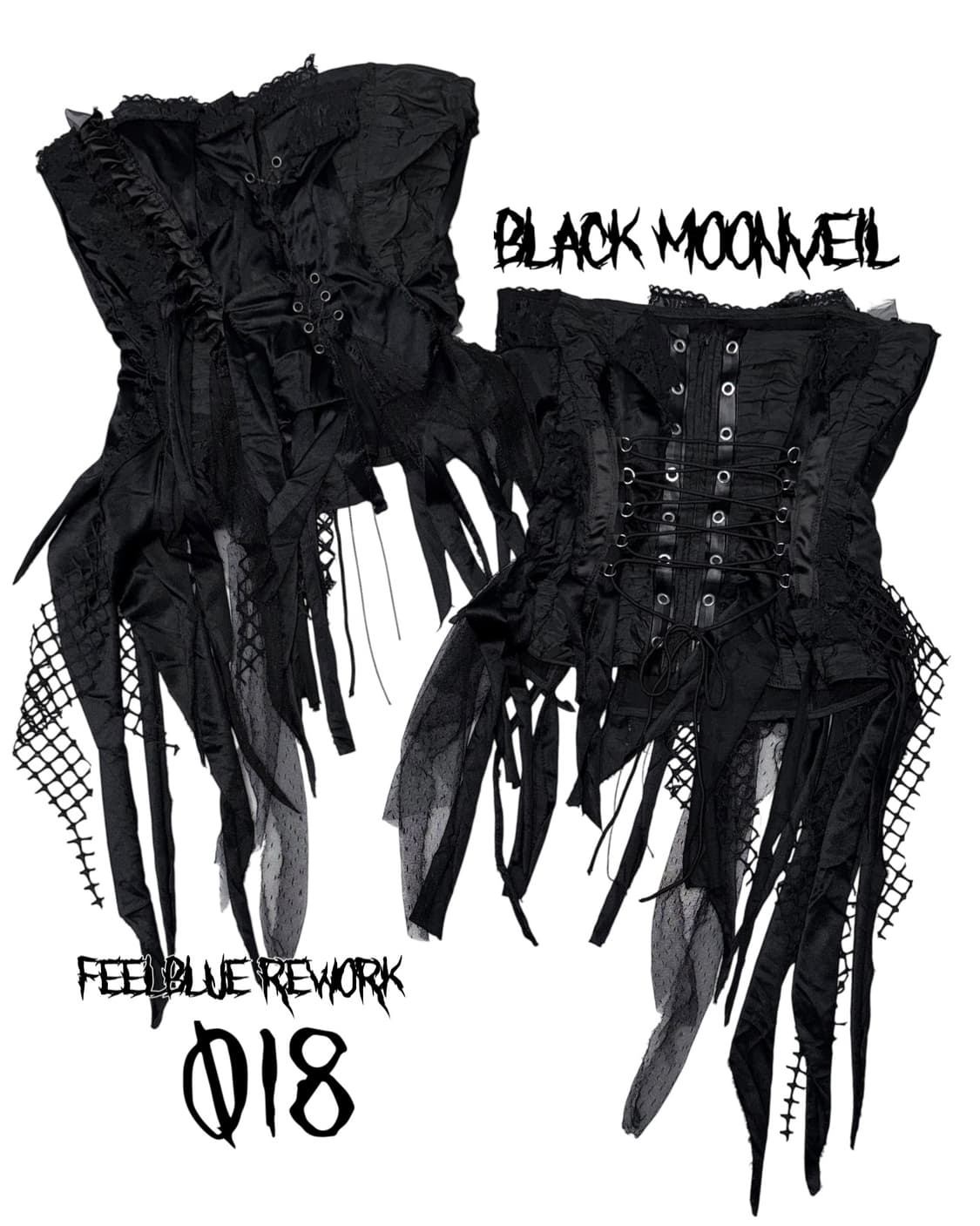 REWORK BY FEELBLUE 018 Black Moonveil 상품이미지5