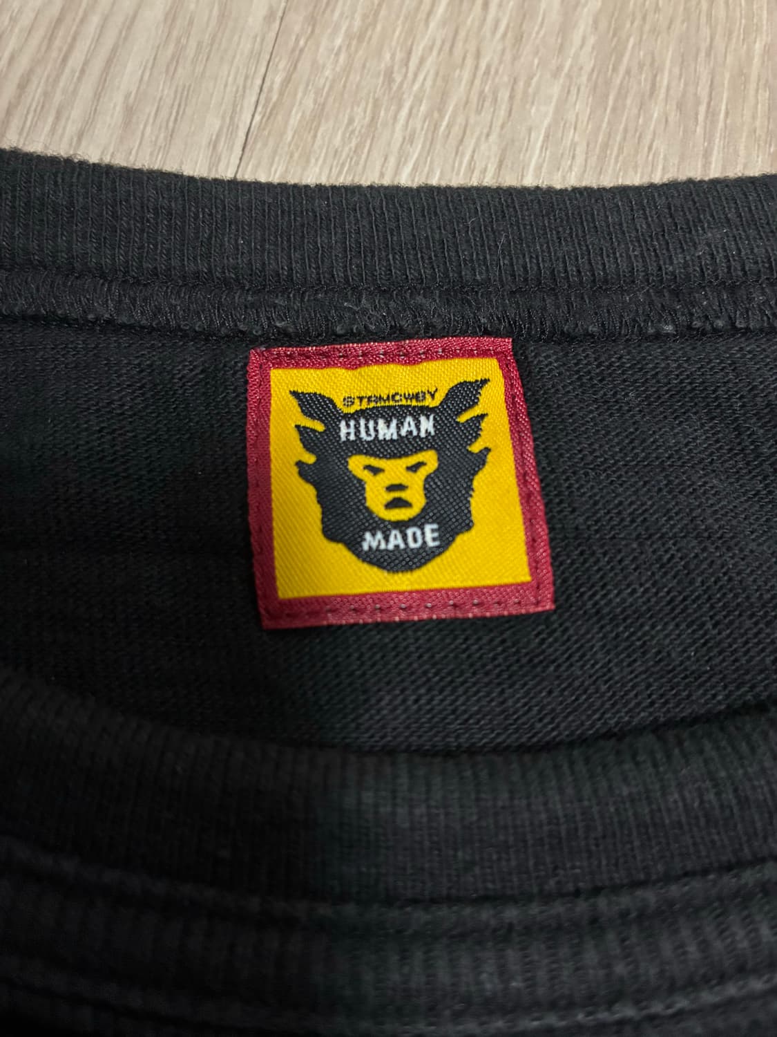 휴먼 메이드 하트 티셔츠 블랙 그레이 2xl 상품이미지4