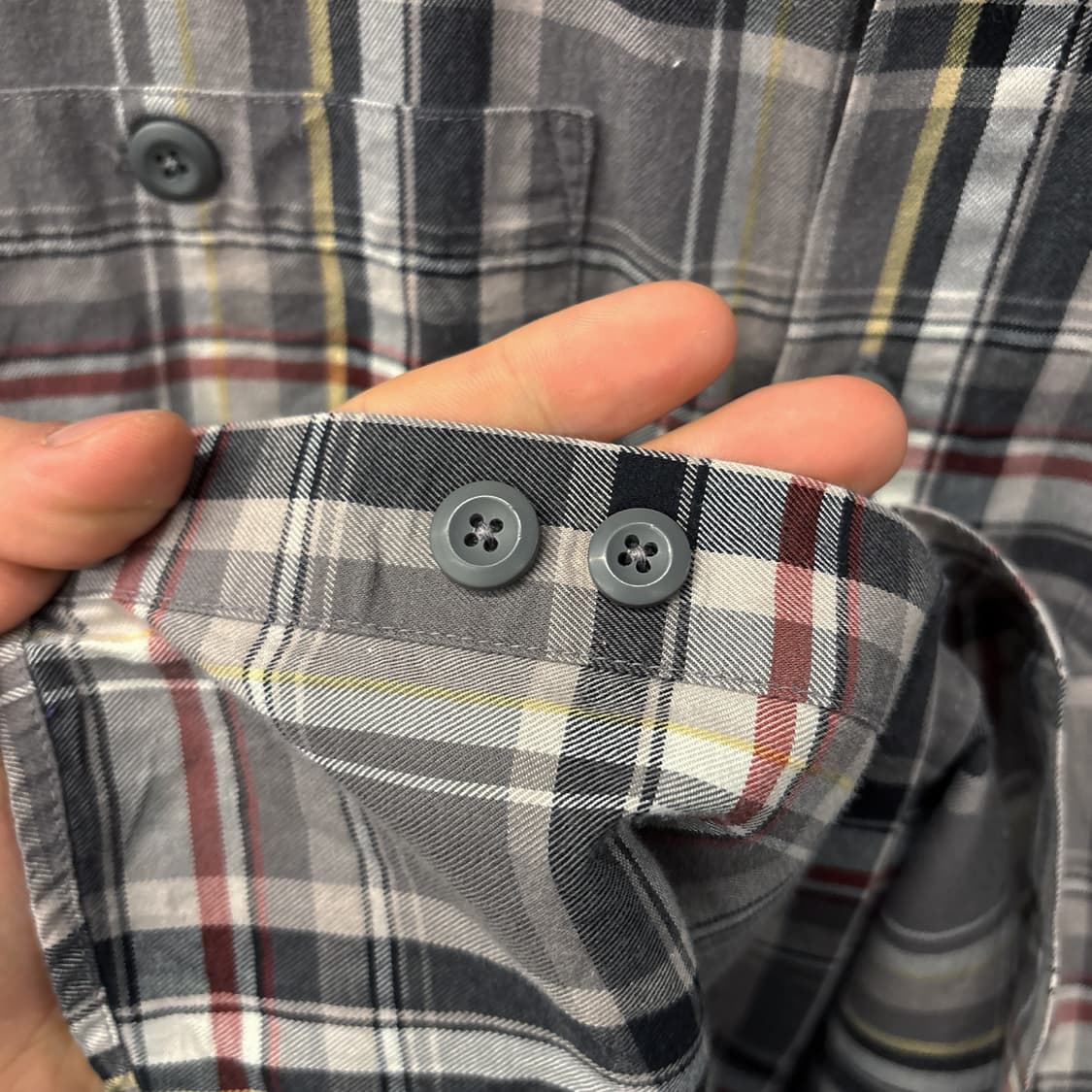 파타고니아 오가닉 피마코튼 멀티 플래드체크 워크셔츠 N868 상품이미지8