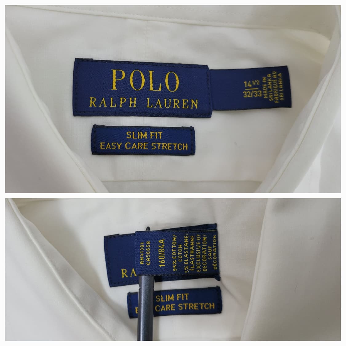 POLO 폴로 랄프로렌 드레스 화이트 셔츠 / 160-84A
 상품이미지8