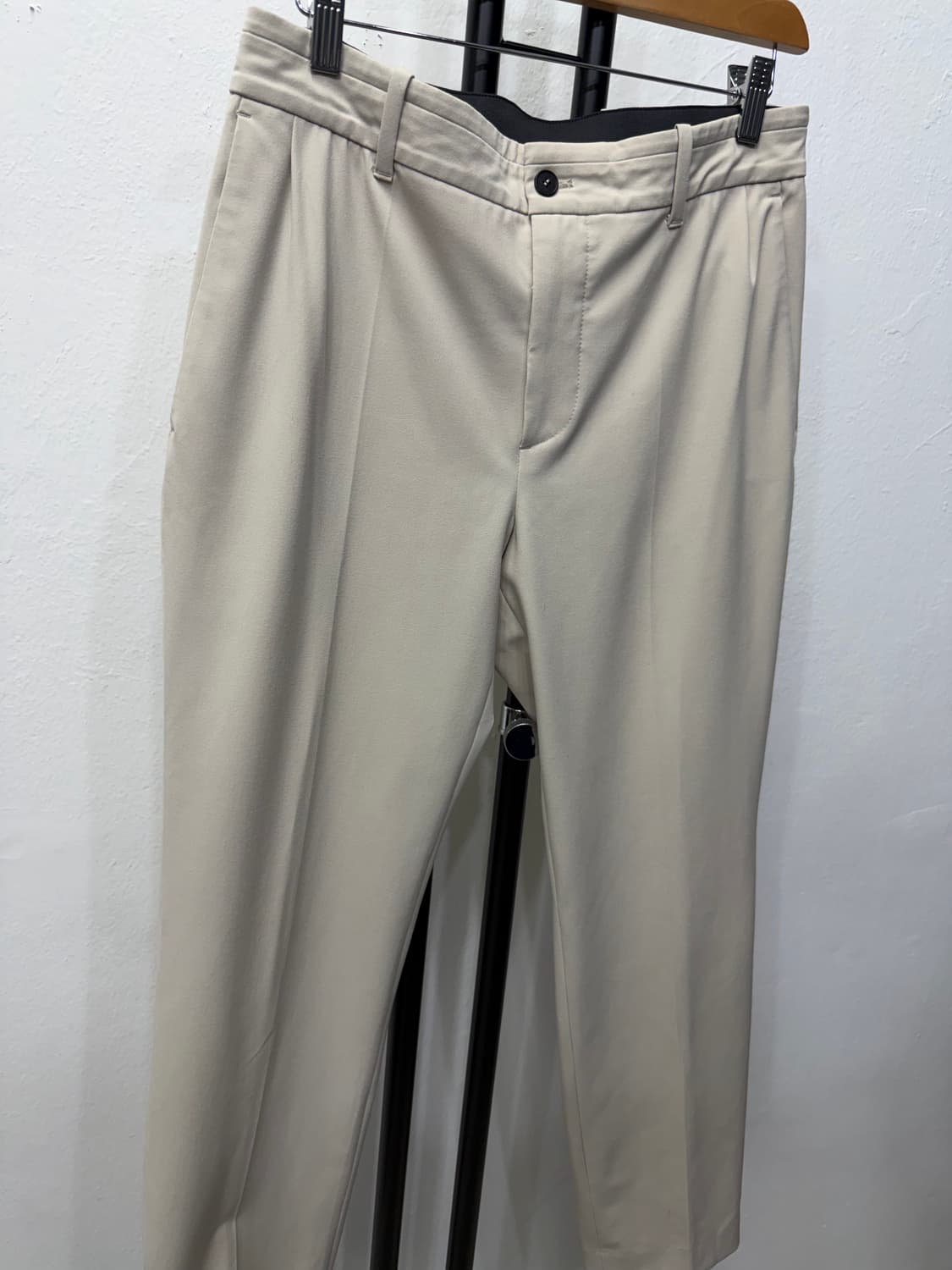 정품) 타임옴므 한섬 22ss 베이지 슬랙스 바지 78(30) 상품이미지2