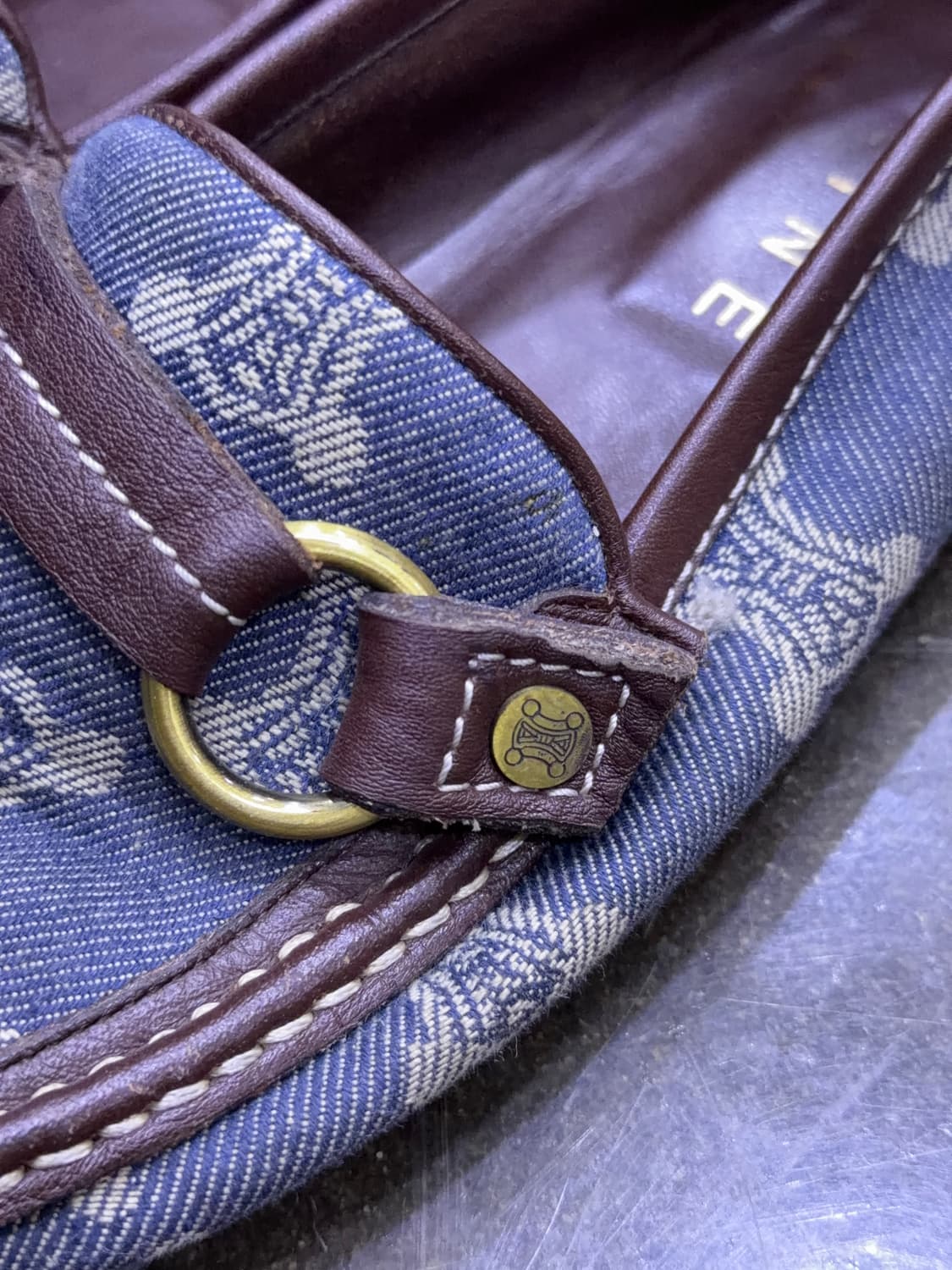 셀린느 데님 플랫 로퍼 38 상품이미지4