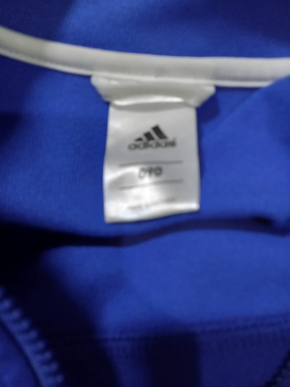 아디다스 첼시 파흰 파랑 블루 트랩탑 저지 져지집업 90/S 상품이미지4