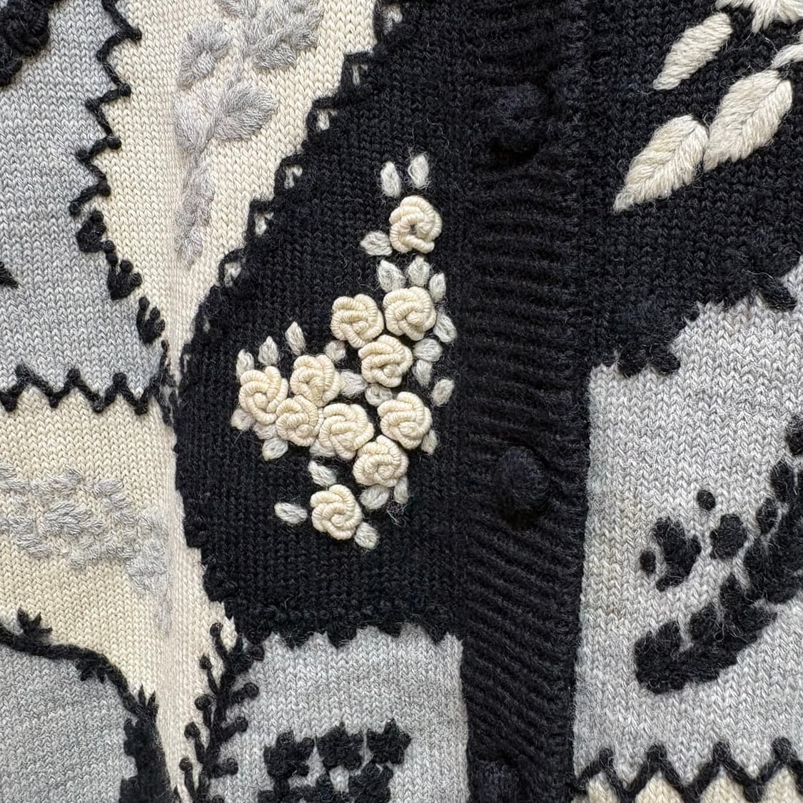 핸드메이드 꽃자수 가디건 모리걸 jpn 상품이미지4