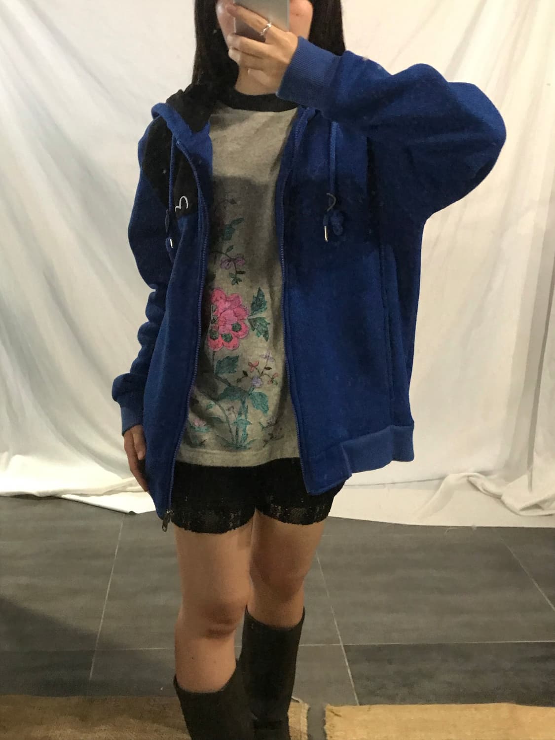 Evisu hooded zip-up 상품이미지8