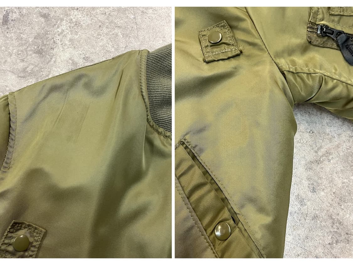 오리지날 90's usa MA1 울파일 항공자켓 S #csz1992 상품이미지7