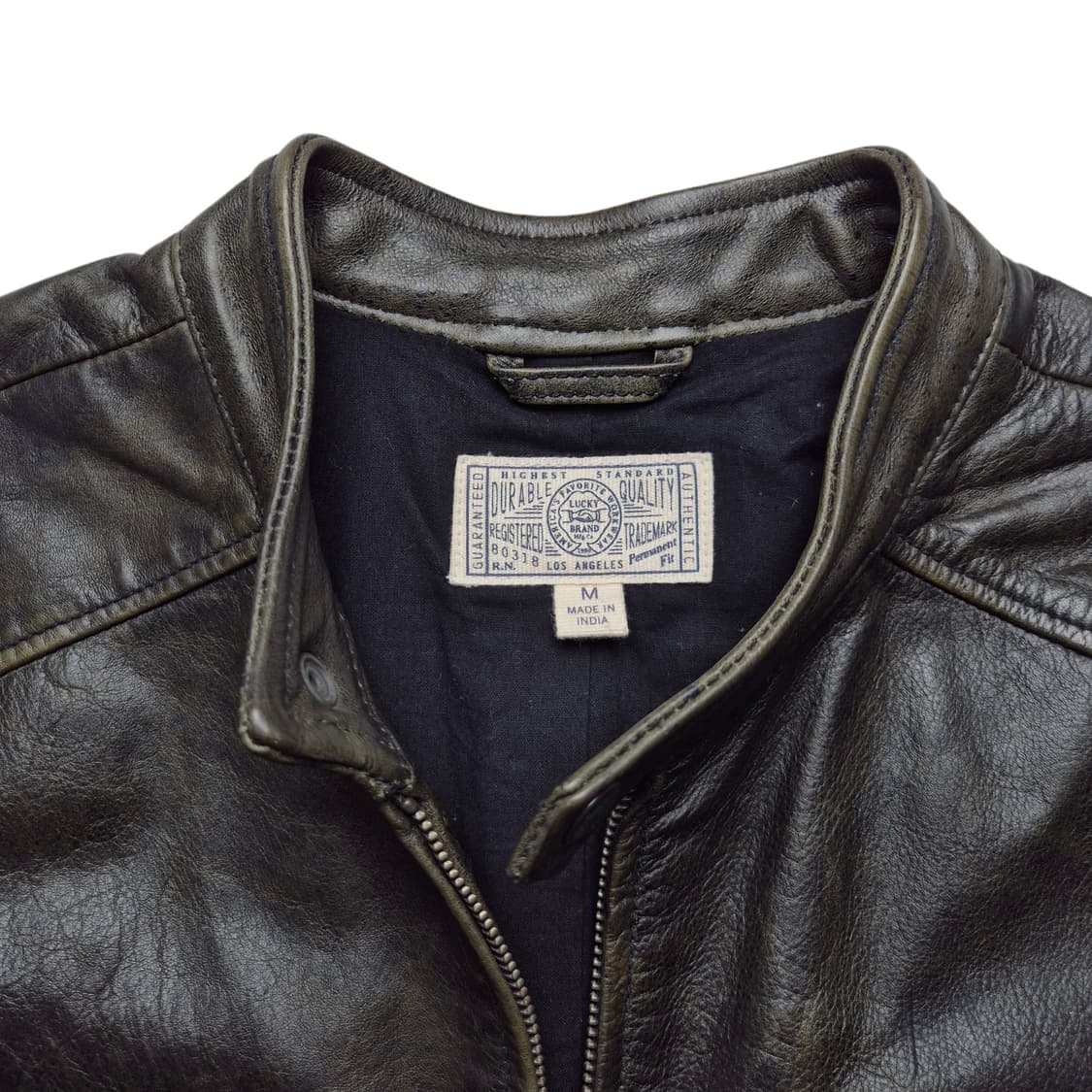 [M] 럭키브랜드 소가죽 자켓  상품이미지6