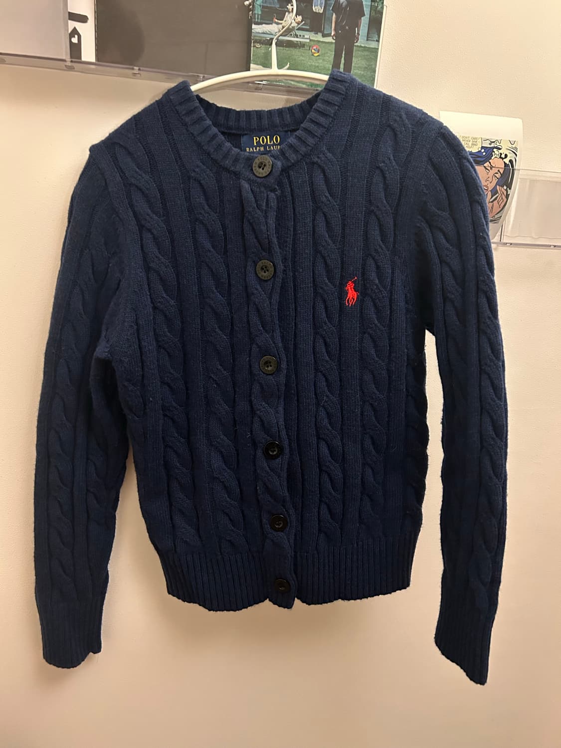 폴로 랄프로렌 여성 네이비 가디건 상품이미지1