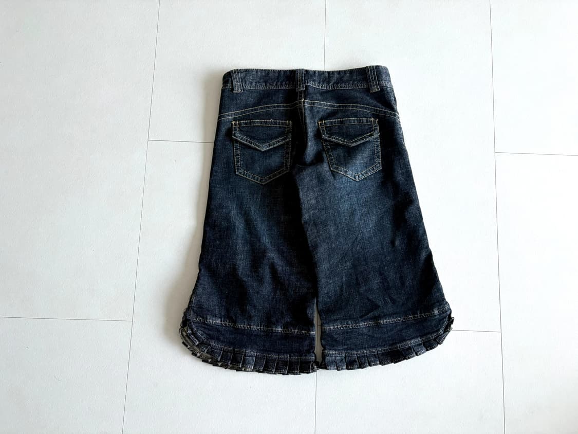 axes femme) ruffle hem denim pants 상품이미지6
