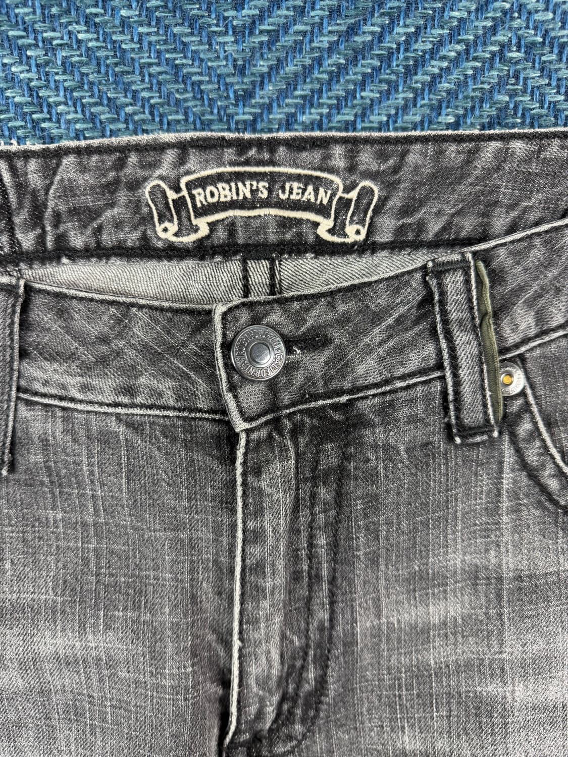 [Robin's Jean] 로빈스진 데님 팬츠 - 그레이 워싱 & 스터드 상품이미지8