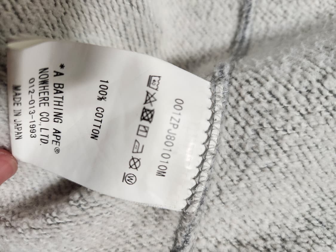 베이프 레드 반카모 후드집업 상품이미지3