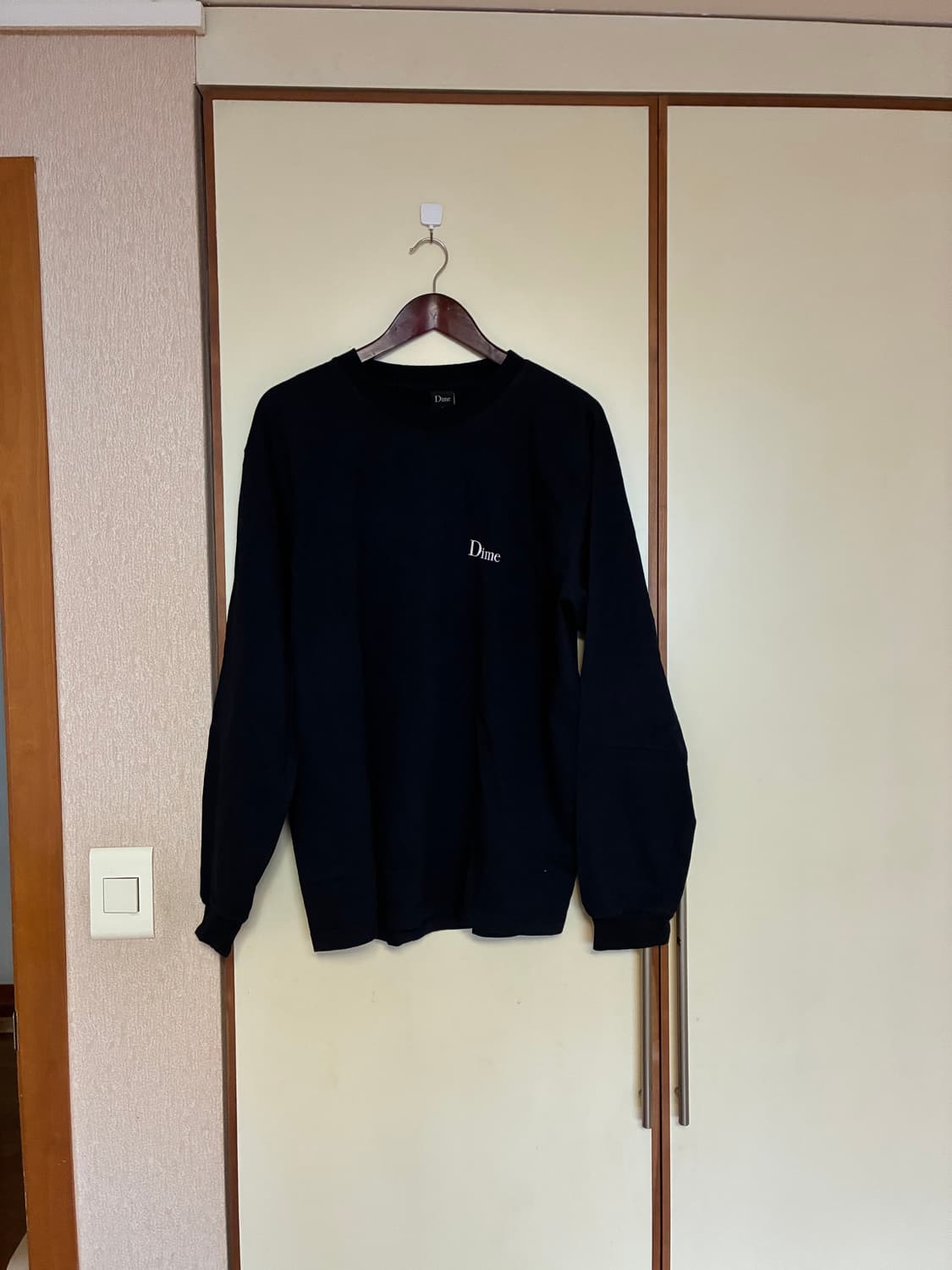 dime 롱슬리브 네이비 상품이미지1