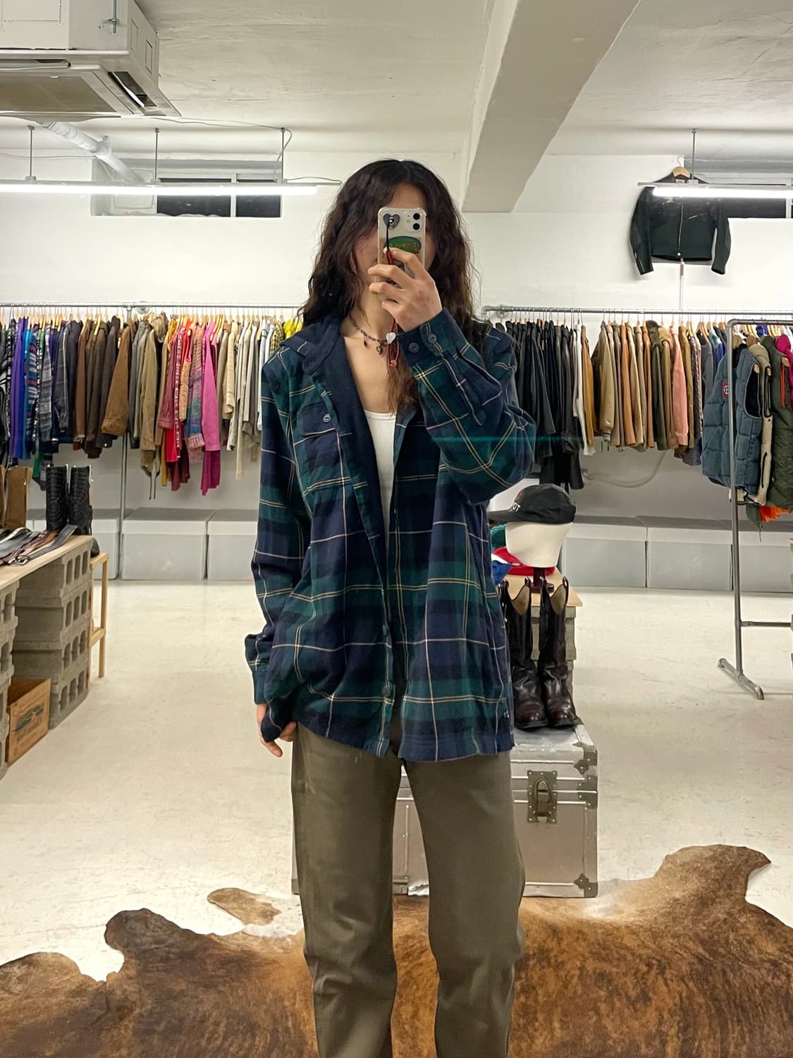 L.L. BEAN black watch shirts jacket 엘엘빈 상품이미지8