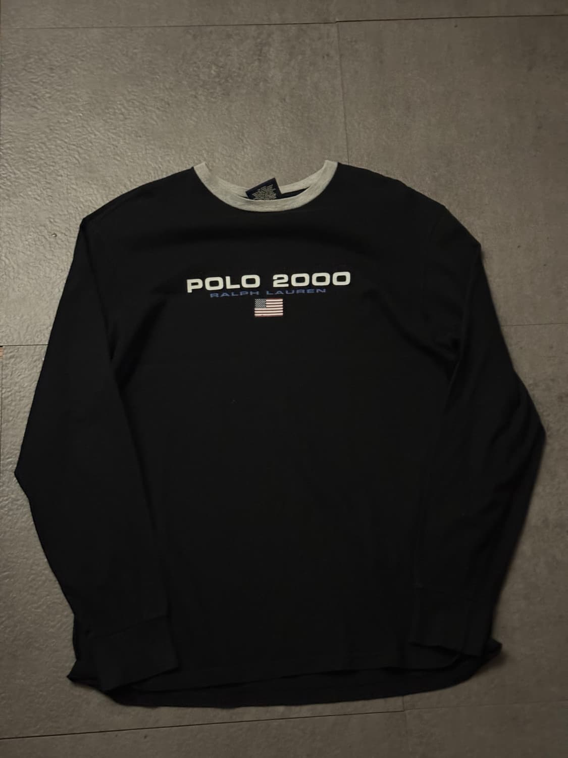 폴로 랄프로렌 폴로2000 블랙 긴팔티 상품이미지1