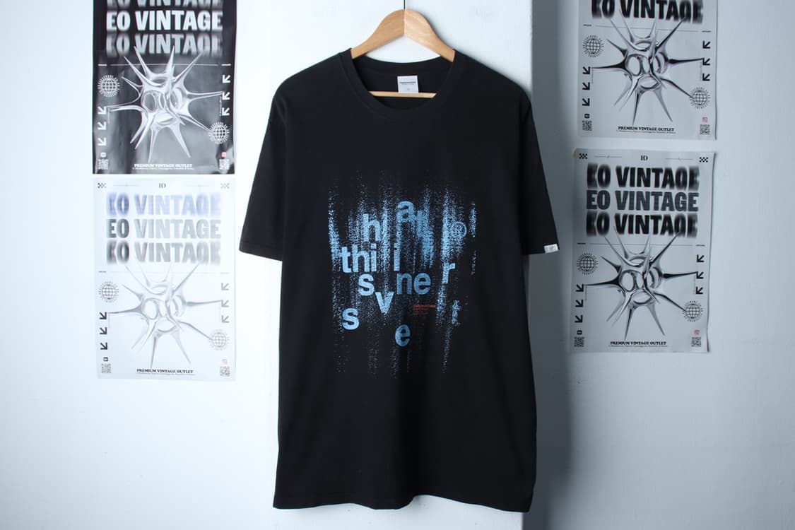 (L-XL) 디스이즈네버댓 반팔 티셔츠 빅로고 블랙 스트릿-H30692 상품이미지2