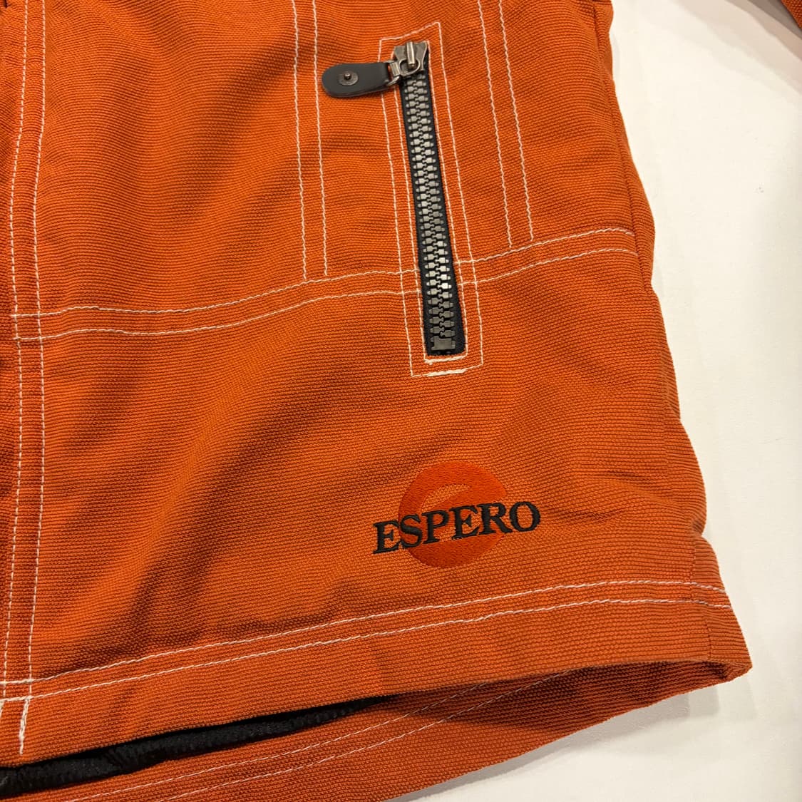 [S] ESPERO 에스페로 오렌지색 집업 워크 자켓 B646 상품이미지3