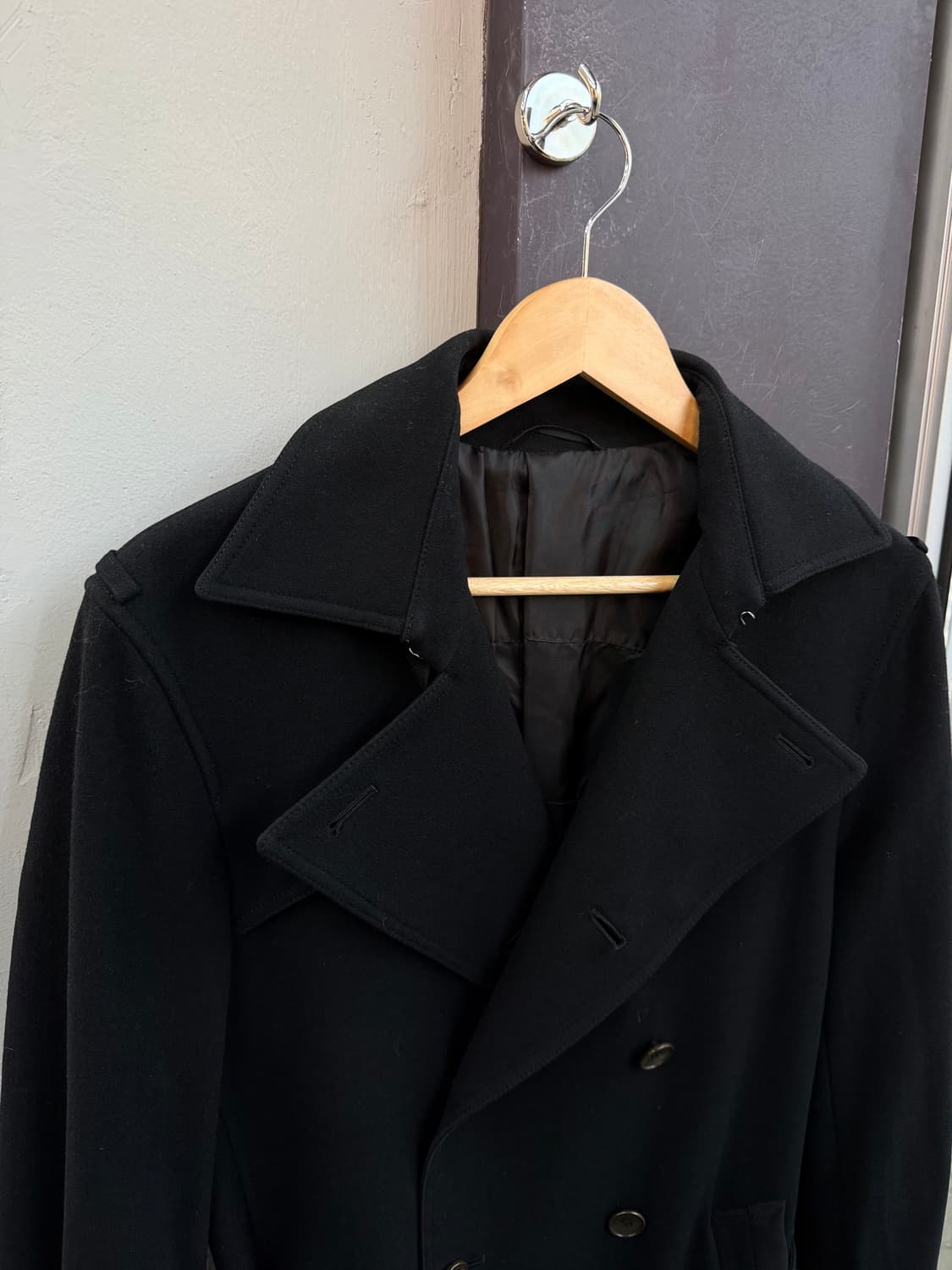 38/ 띠어리 울 벨티드 트렌치코트 자켓 상품이미지3