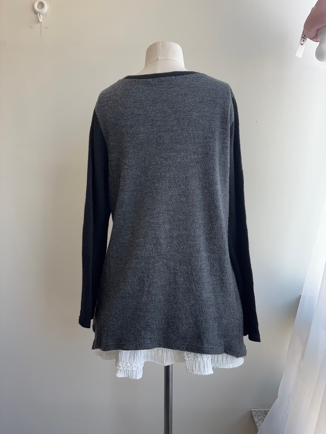 crescent duo 언발 스트라이프 배색 티셔츠 상품이미지8