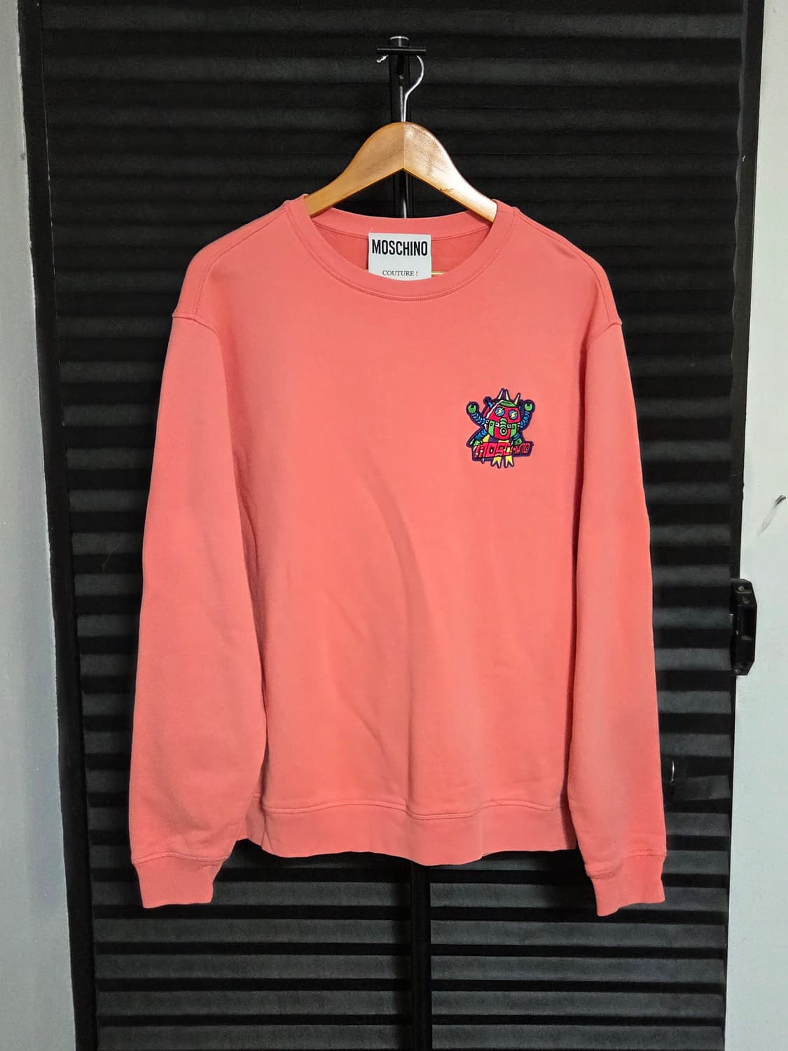 [모스키노 꾸뛰르] 로봇 그래픽 맨투맨 | 00142 상품이미지1