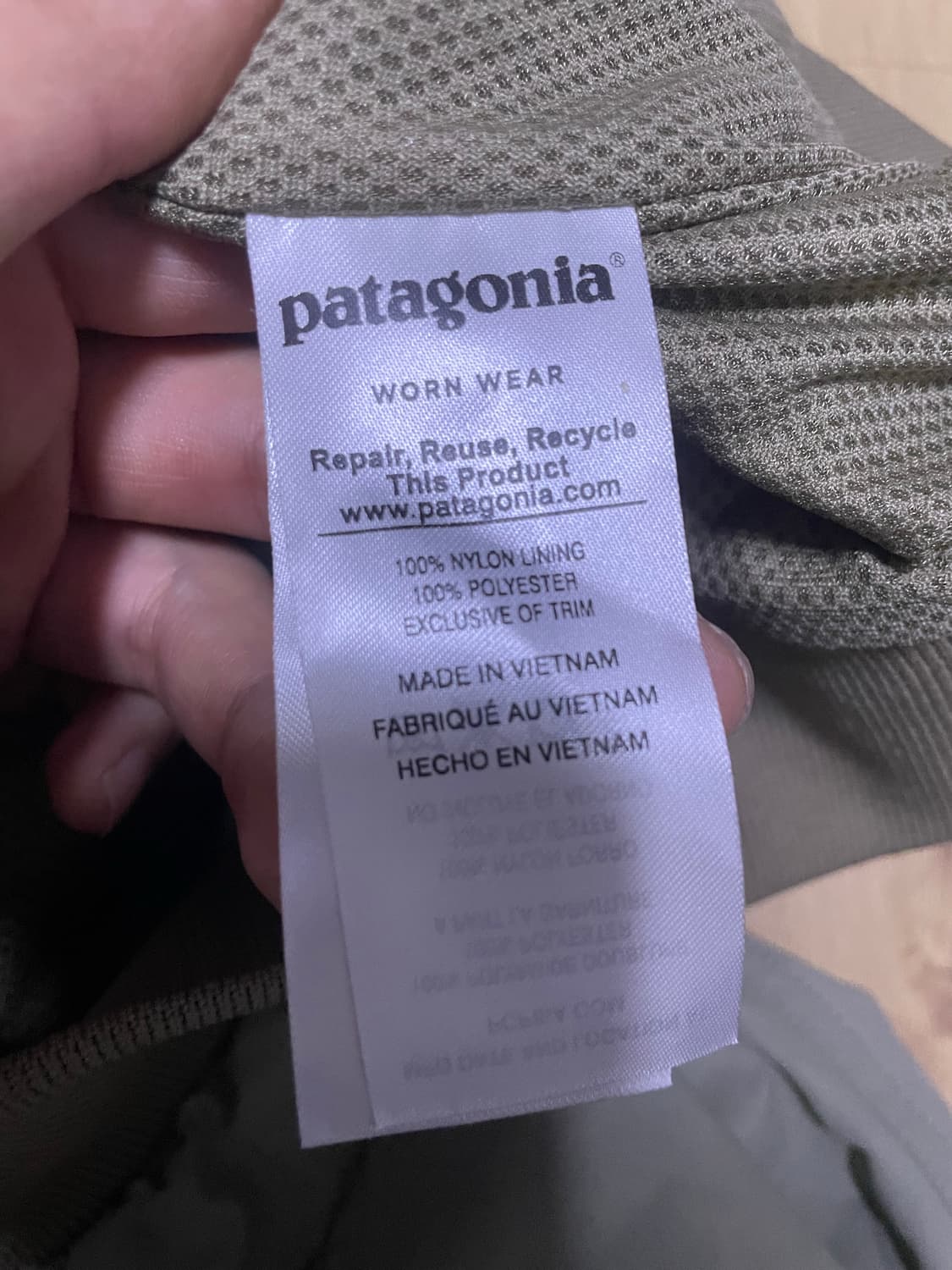 파타고니아 배기스 바람막이 베이지 L 상품이미지4