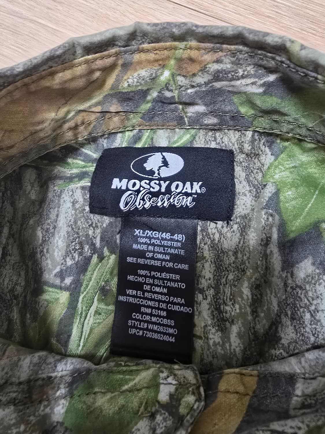 Mossy Oak Obsession 카모셔츠 XL 상품이미지4
