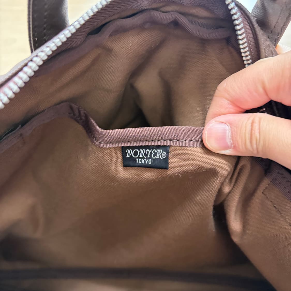 요시다포터 porter 2way 브리프케이스 프리스타일 브라운 노트북가방 상품이미지8