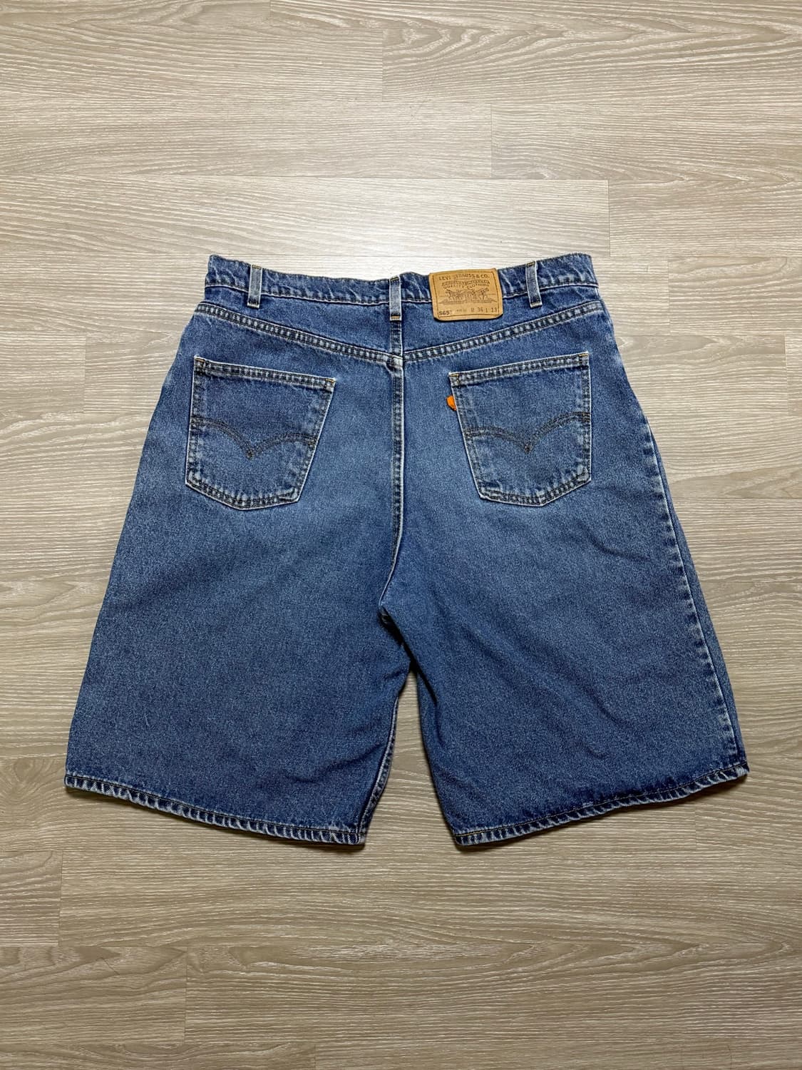 90s usa made 리바이스 565 쇼츠 오렌지탭 36 상품이미지2