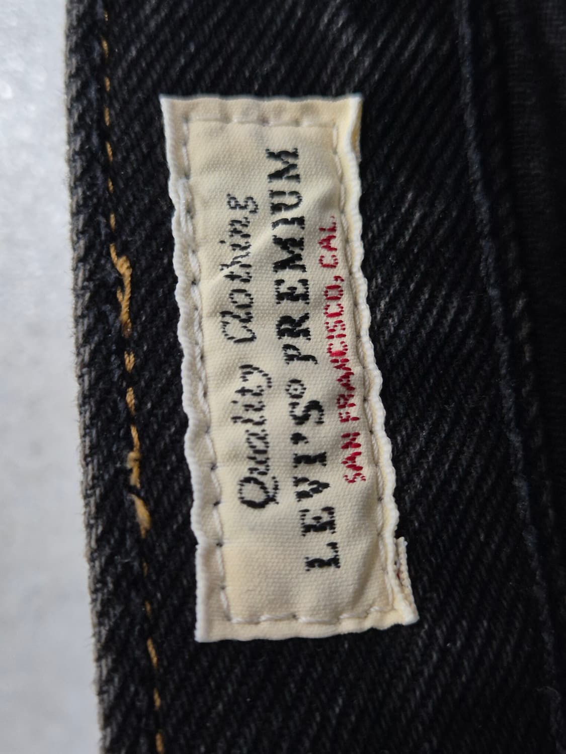 리바이스 프리미엄 555 36 30 블랙 상품이미지6