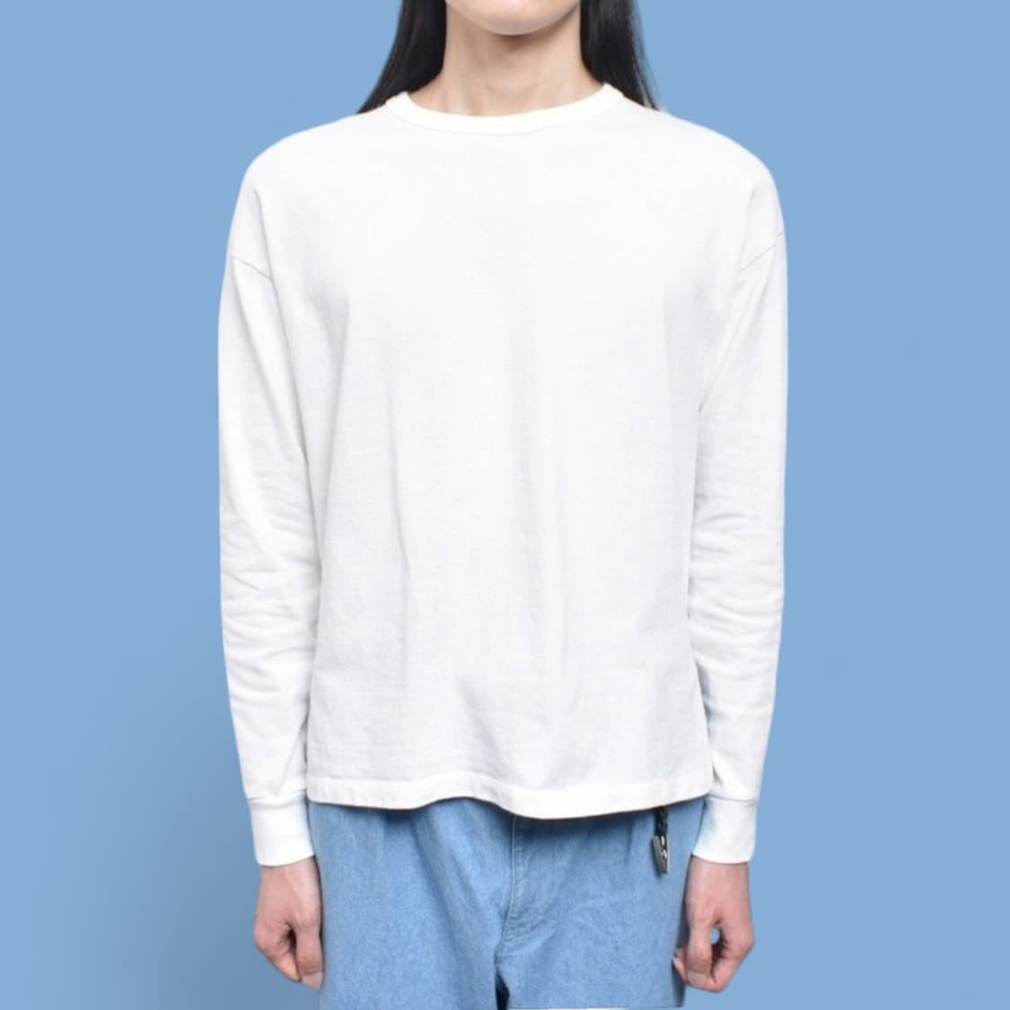 넘버나인 NUMBER NINE 음표 플레인 롱슬리브 트임 긴팔티 N330 상품이미지2