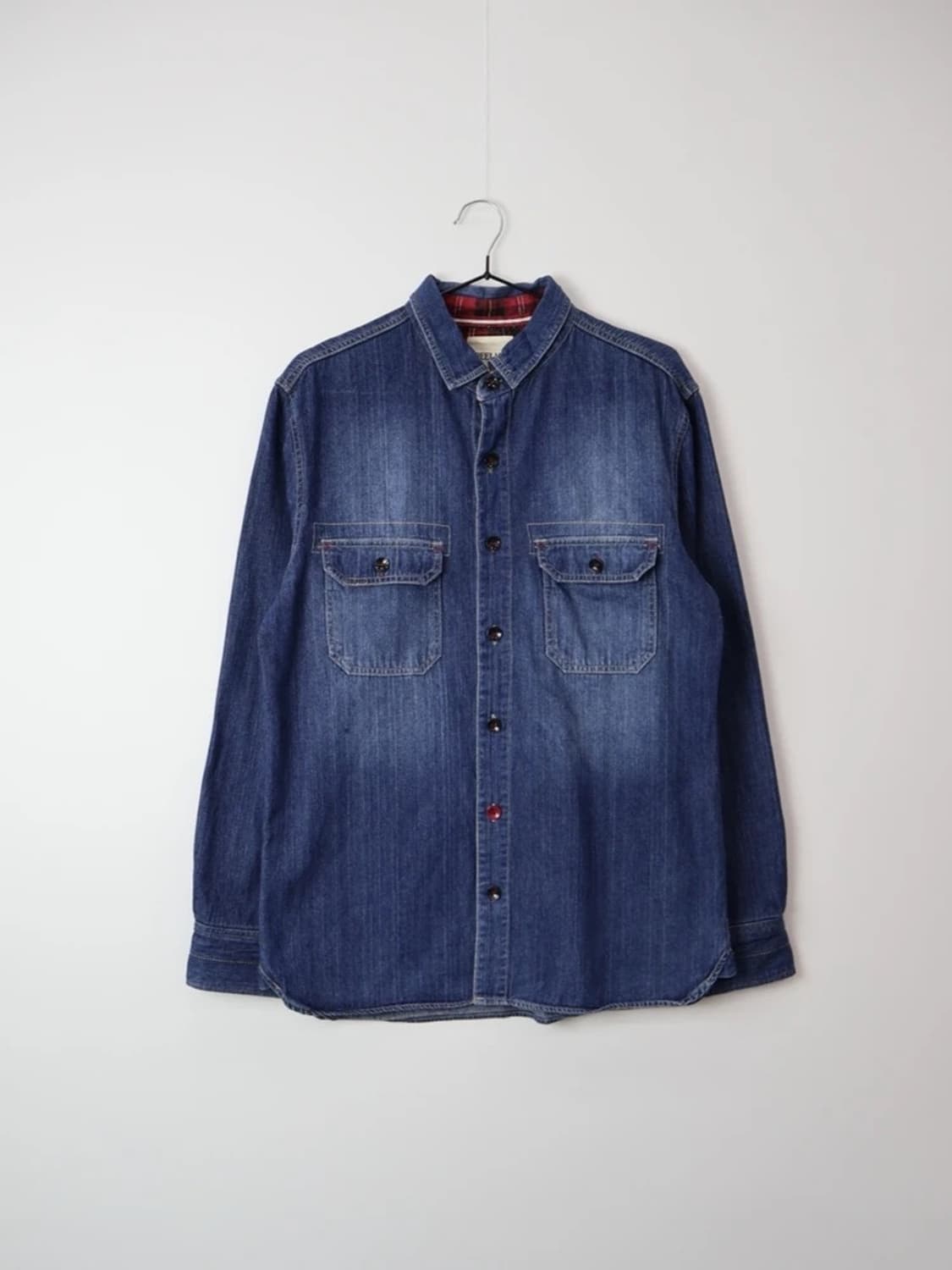 Deelish Denim Work Shirt Indigo 상품이미지5