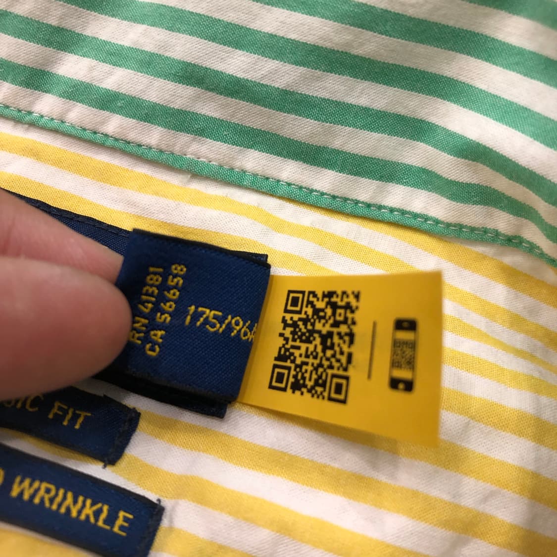 M 폴로 랄프로렌 신형 스트라이프 반팔 셔츠 상품이미지5