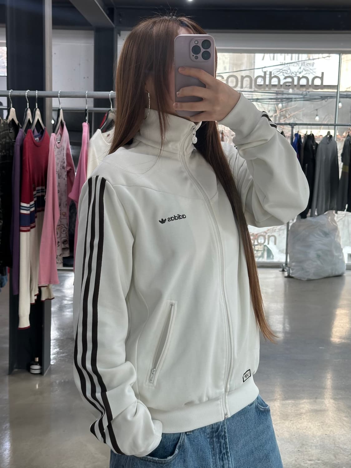 아디다스 크림브라운 베켄바우어 져지 상품이미지1