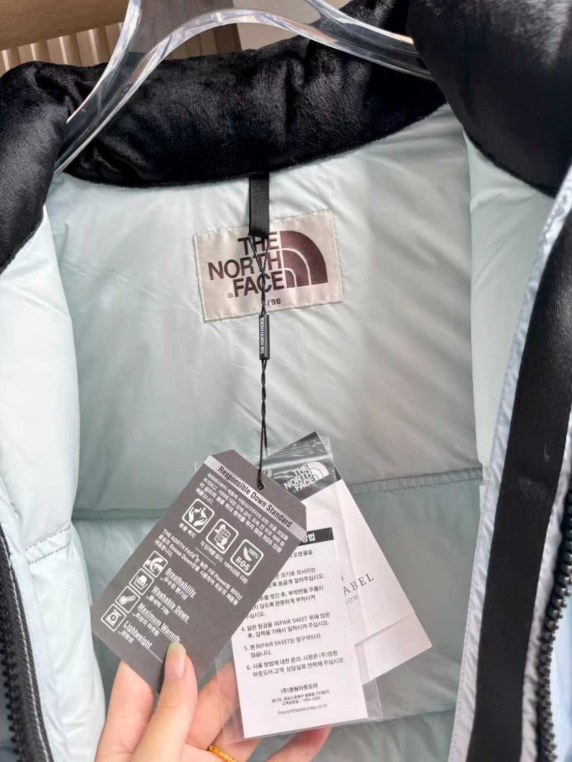 노스페이스 화이트라벨 노벨티 눕시 다운 자켓 스카이 블루 NJ1DP620 상품이미지8
