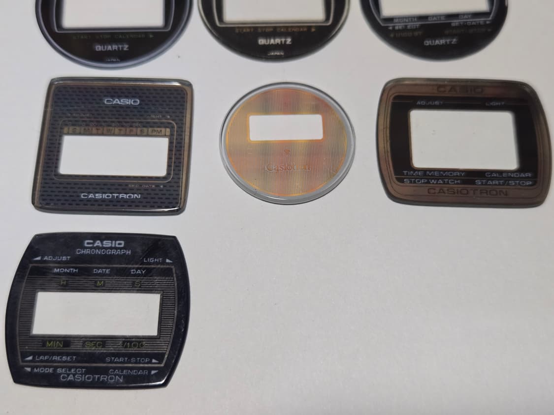 빈티지 카시오,세이코,시티즌 디지탈시계 오리지날 다이얼유리 상품이미지3