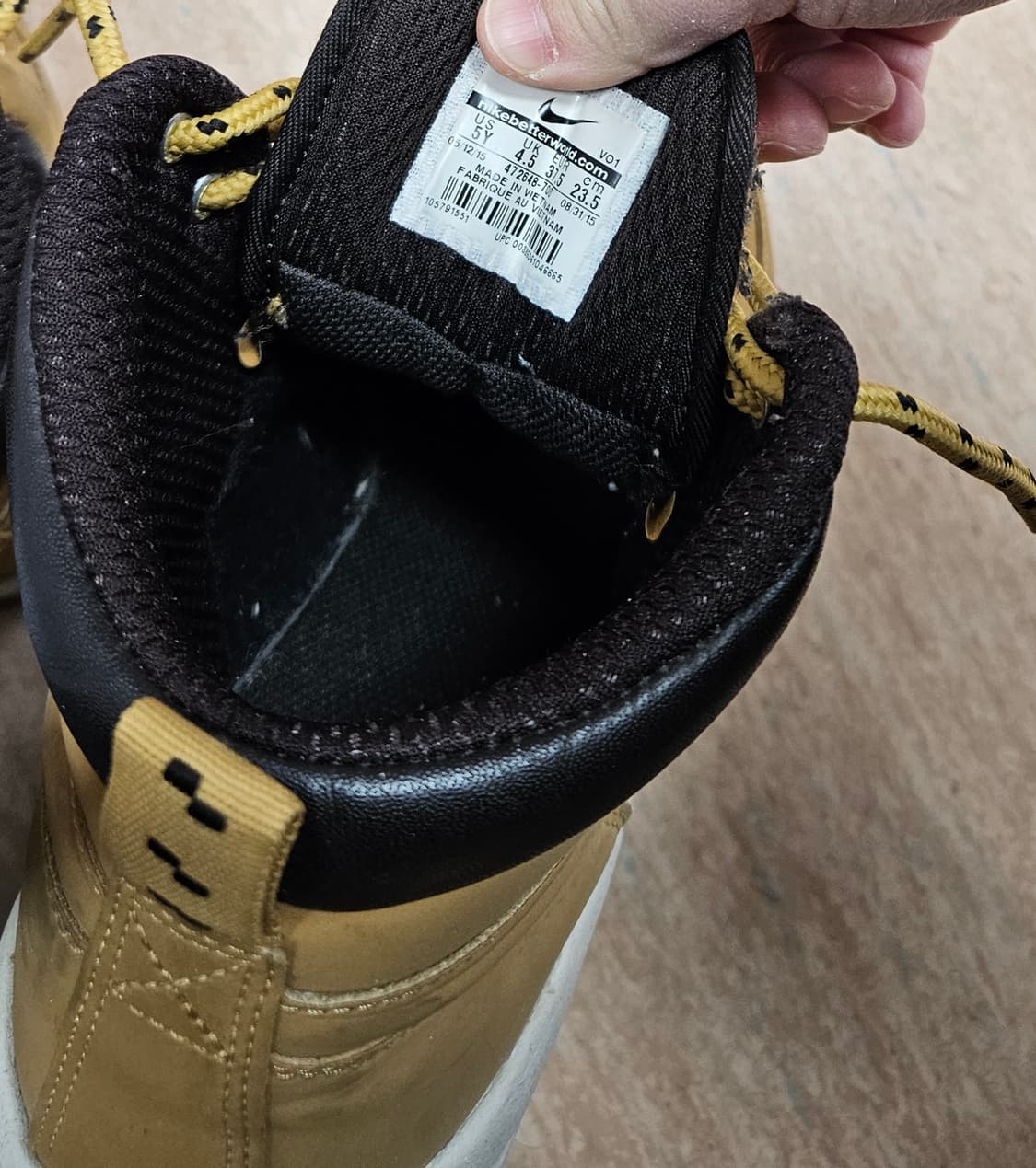 나이키 acg 마노아 레더 된장 235mm/부츠 워커 신발 운동화 상품이미지5