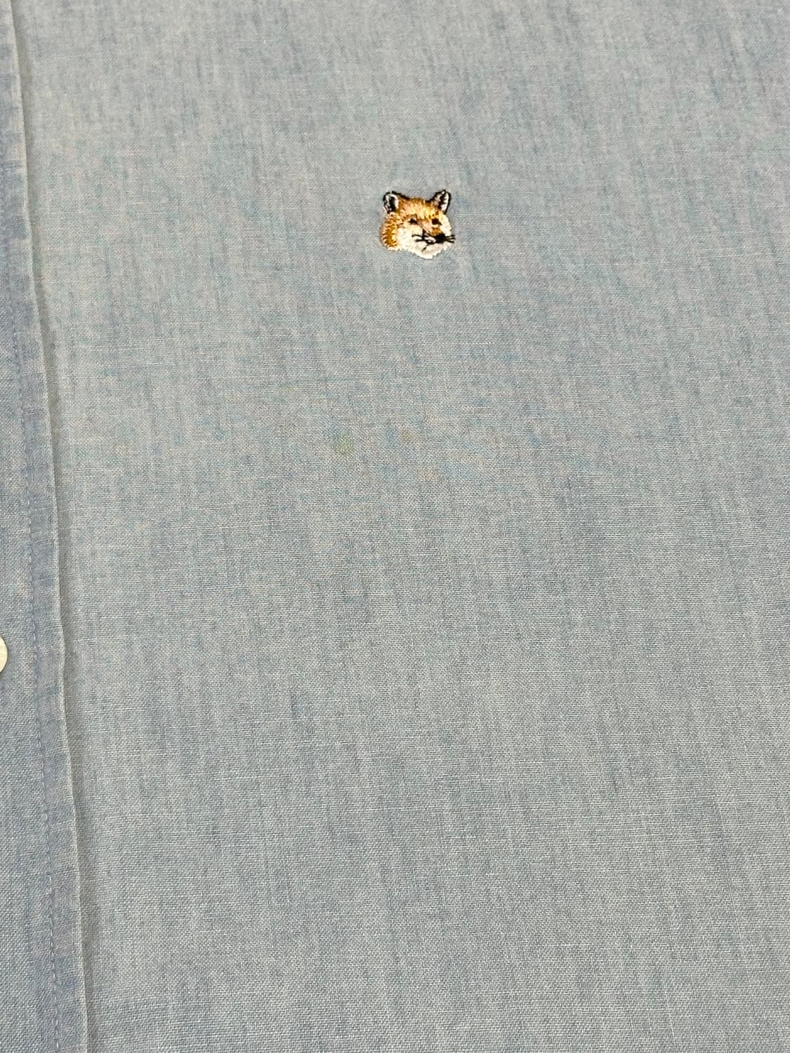 메종키츠네 폭스 헤드 패치 클래식 셔츠 41 상품이미지3