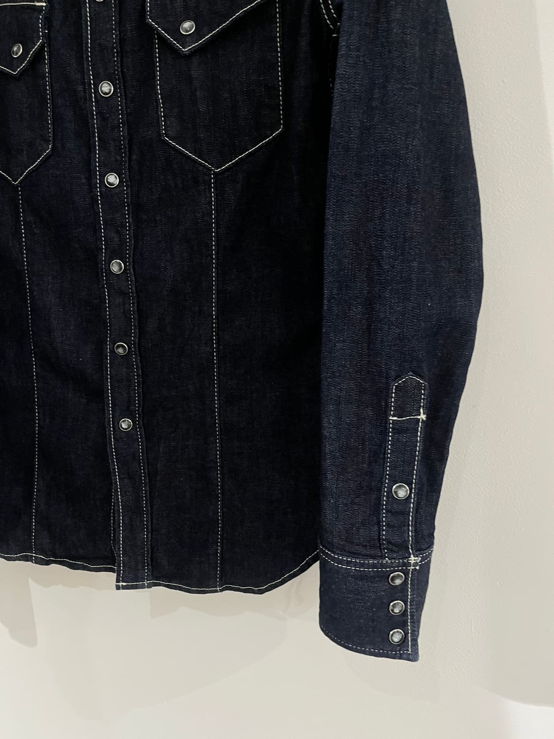 VANQUISH denim western shirt 상품이미지3