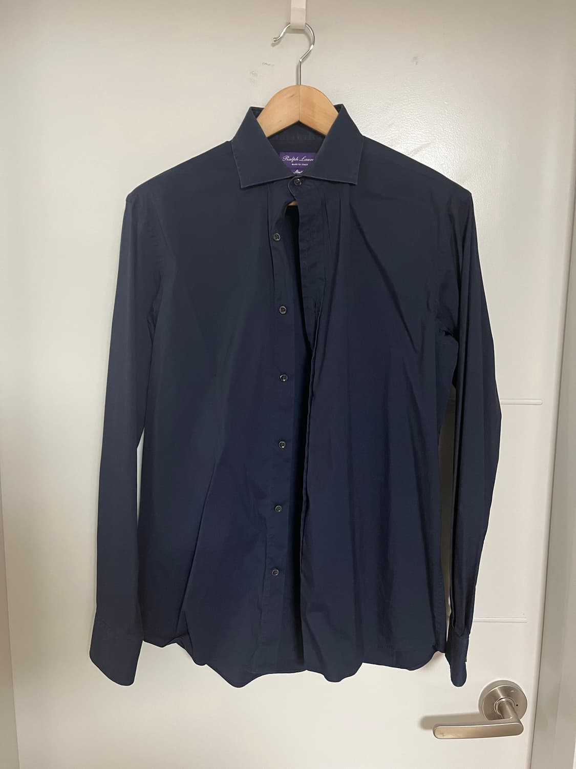 폴로 랄프로렌 퍼플라벨 남성 네이비 셔츠 M 상품이미지1