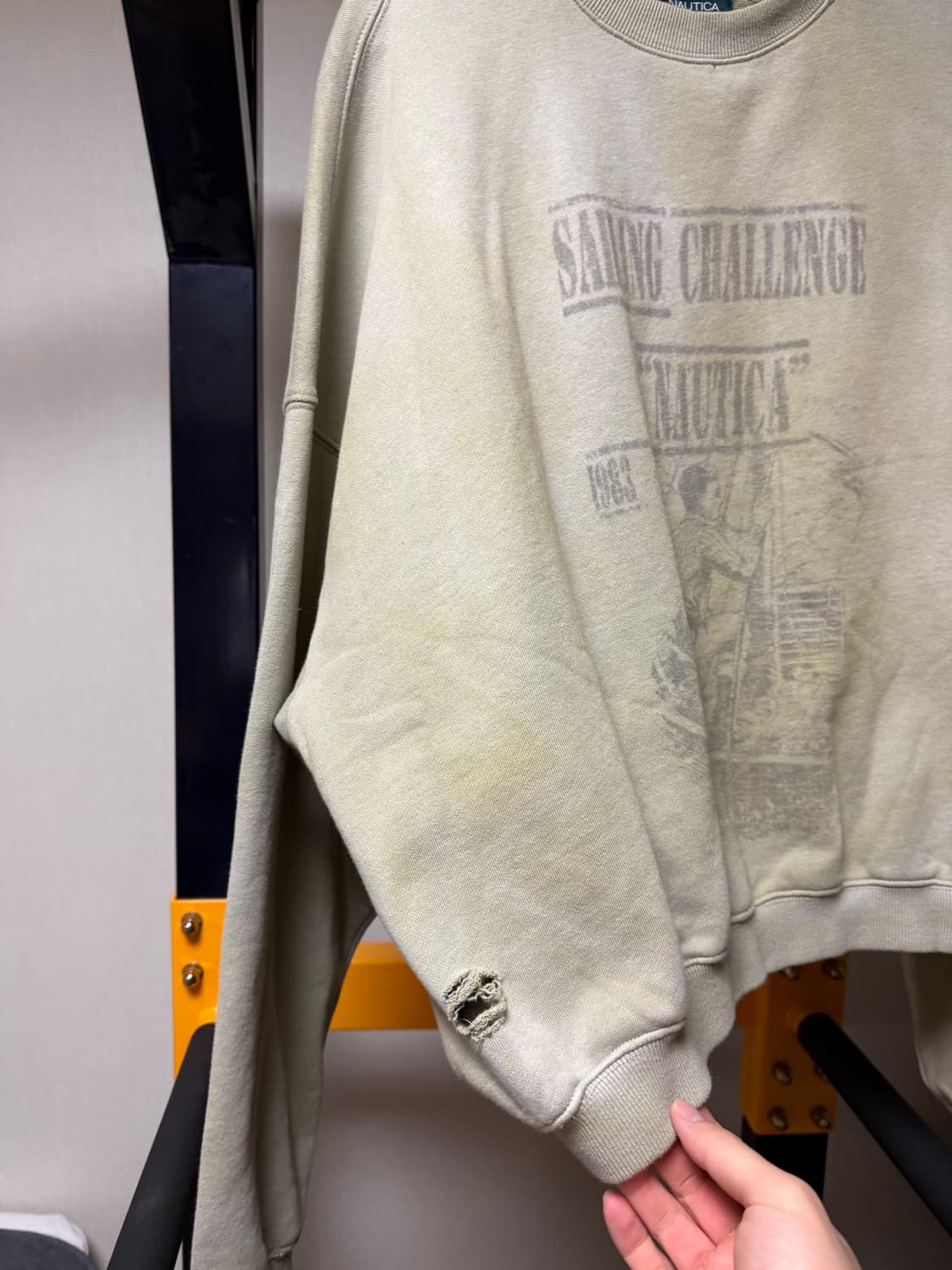 노티카 X 언더마이카 NTC X UMC 아플리케 스웻셔츠 베이지  XL 상품이미지6