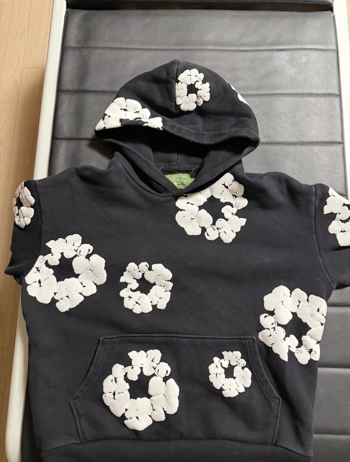 데님티어스 후드티 블랙 M 상품이미지1