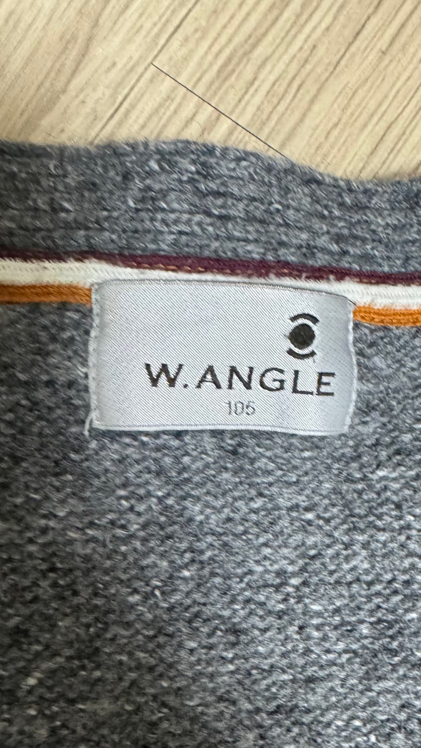 W.ANGLE 남성 골프 가디건입니다  사이즈는 105이고, 가슴둘레 1 상품이미지4