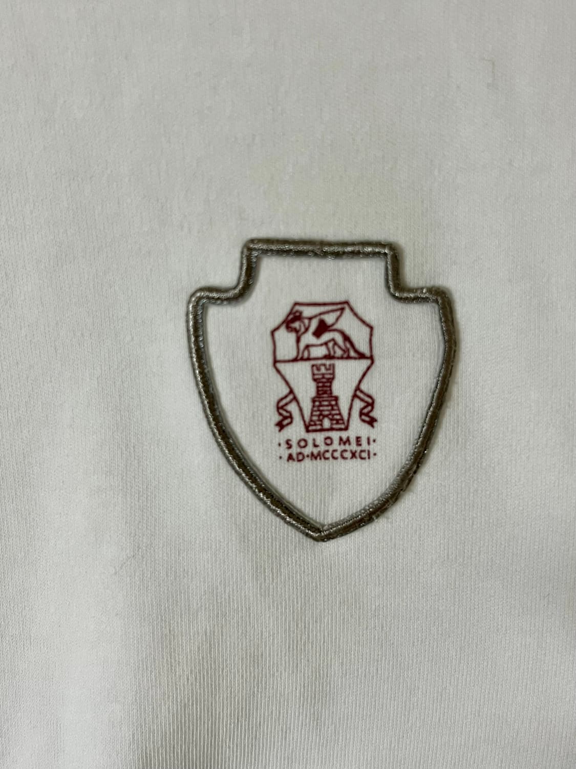 브루넬로 쿠치넬리 화이트 반팔티 XL 정품 상품이미지2