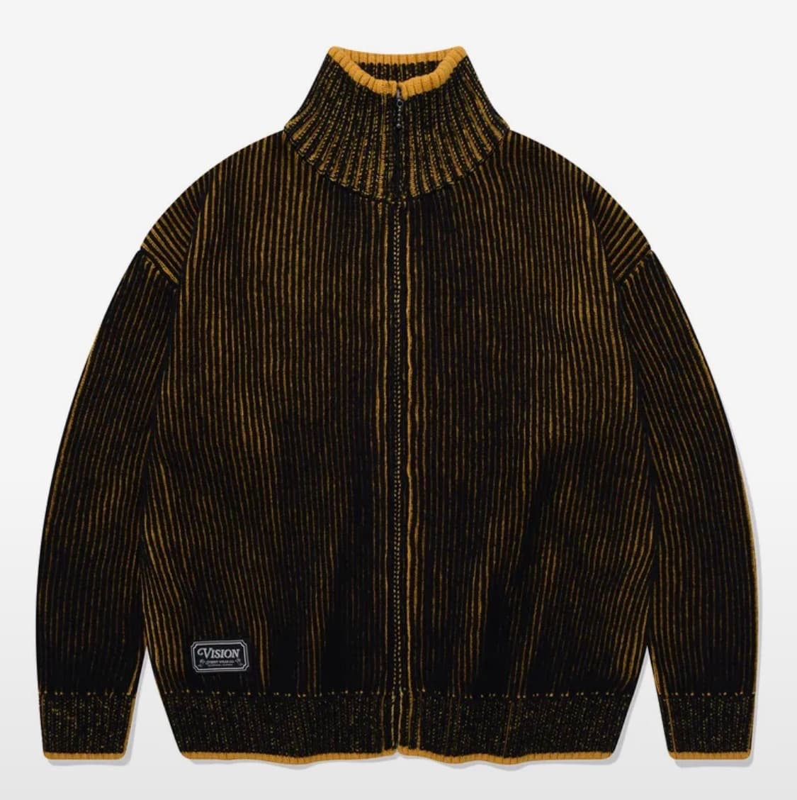 Two Tone Knit Zip Up 상품이미지1